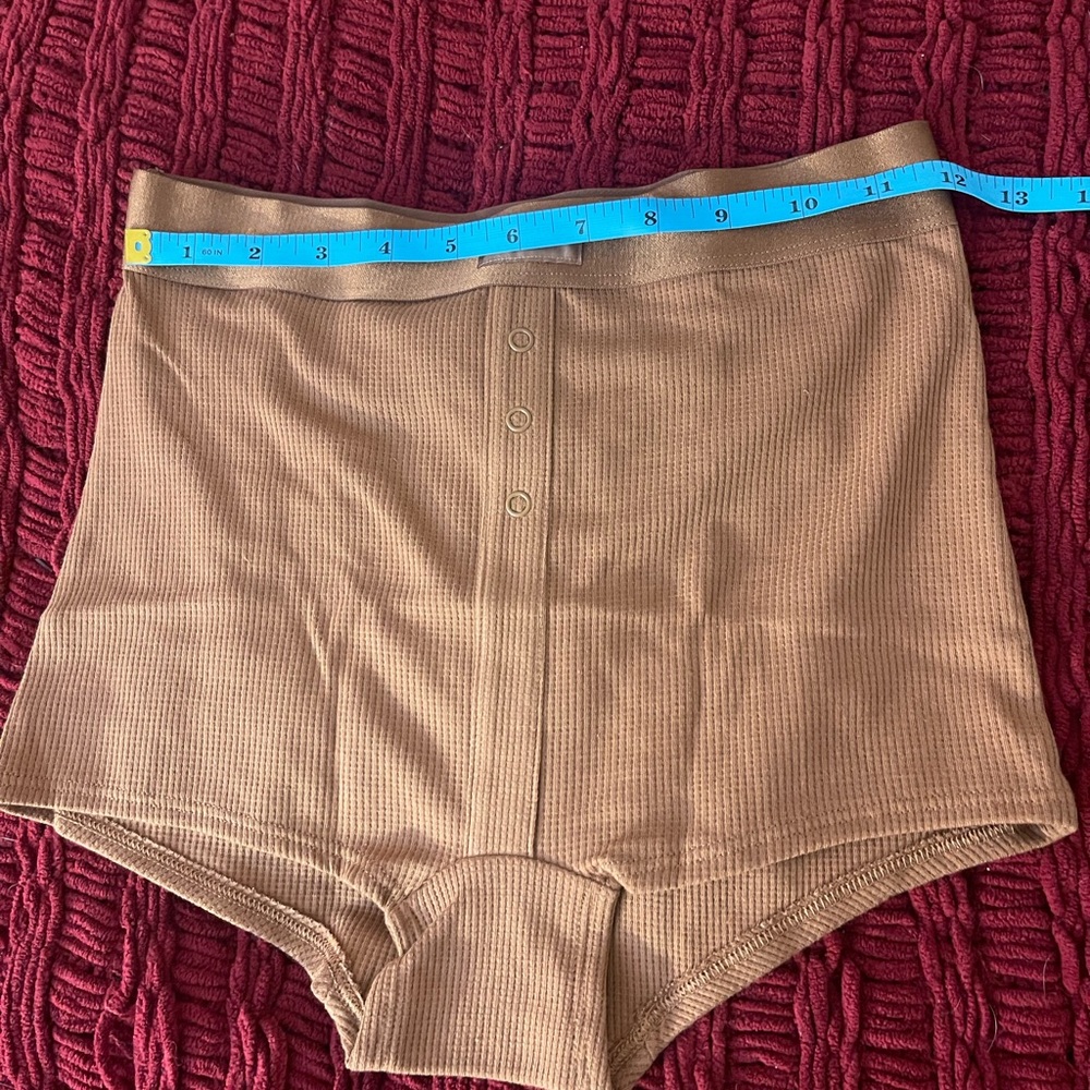 PINK Victoria's Secret Brown High-Waisted Panties
